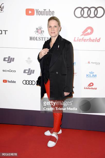 Cornelia Poletto attends the Channel Aid Concert at Elbphilharmonie on January 5, 2018 in Hamburg, Germany.
