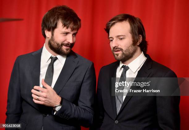 Ross Duffer and Matt Duffer attend the 18th Annual AFI Awards at Four Seasons Hotel Los Angeles at Beverly Hills on January 5, 2018 in Los Angeles,...