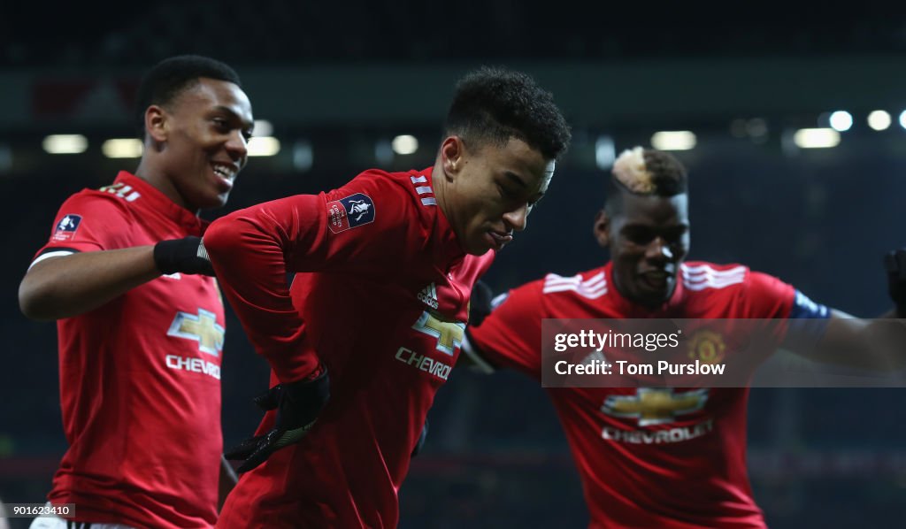 Manchester United v Derby County - The Emirates FA Cup Third Round