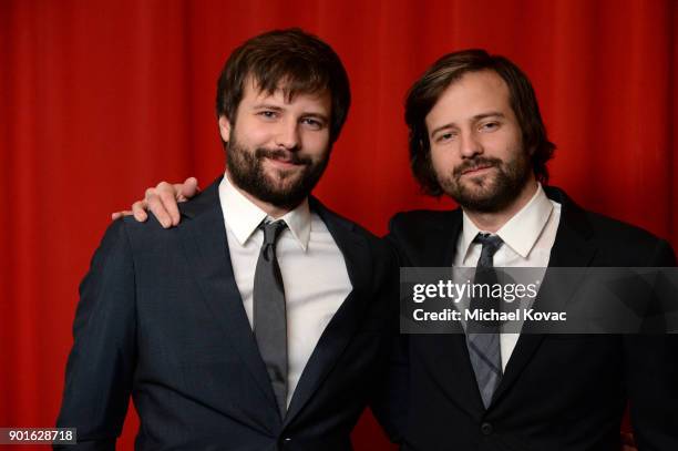 Ross Duffer and Matt Duffer attend the 18th Annual AFI Awards at Four Seasons Hotel Los Angeles at Beverly Hills on January 5, 2018 in Los Angeles,...