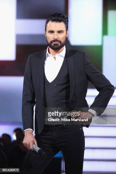 Rylan Clark attends the Celebrity Big Brother male contestants launch night at Elstree Studios on January 5, 2018 in Borehamwood, England.