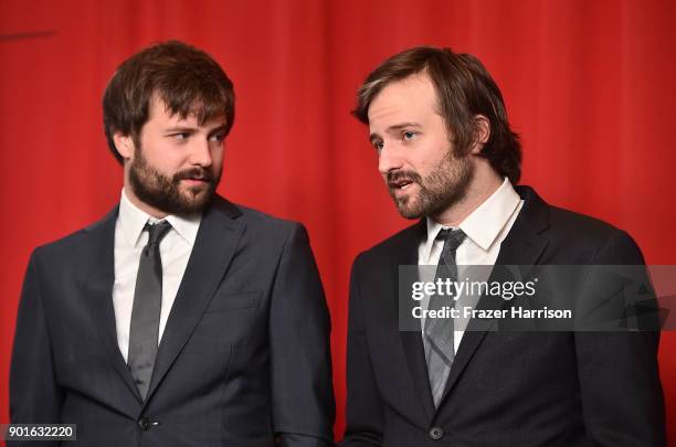 Ross Duffer and Matt Duffer attend the 18th Annual AFI Awards at Four Seasons Hotel Los Angeles at Beverly Hills on January 5, 2018 in Los Angeles,...