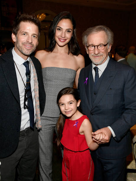 Zack Snyder, Gal Gadot, Brooklynn Prince and Steven Spielberg attend the 18th Annual AFI Awards at Four Seasons Hotel Los Angeles at Beverly Hills on...