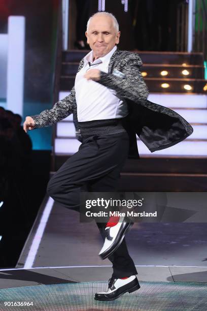 Wayne Sleep attends the Celebrity Big Brother male contestants launch night at Elstree Studios on January 5, 2018 in Borehamwood, England.