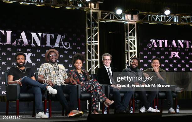 Creator/executive producer/director/writer/executive music producer/"Earn Marks" Donald Glover, actors Brian Tyree Henry and Zazie Beetz, executive...