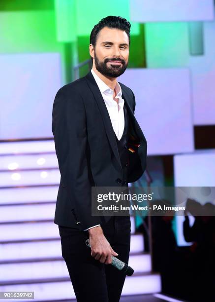 Presenter Rylan Clark during the Celebrity Big Brother Men's Launch held at Elstree Studios in Borehamwood, Hertfordshire.