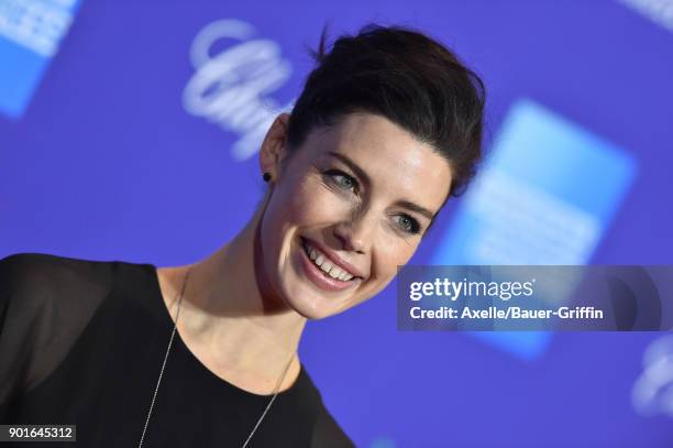 Actress Jessica Pare attends the 29th Annual Palm Springs International Film Festival Awards Gala at Palm Springs Convention Center on January 2,...