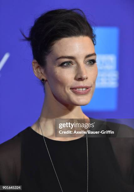 Actress Jessica Pare attends the 29th Annual Palm Springs International Film Festival Awards Gala at Palm Springs Convention Center on January 2,...