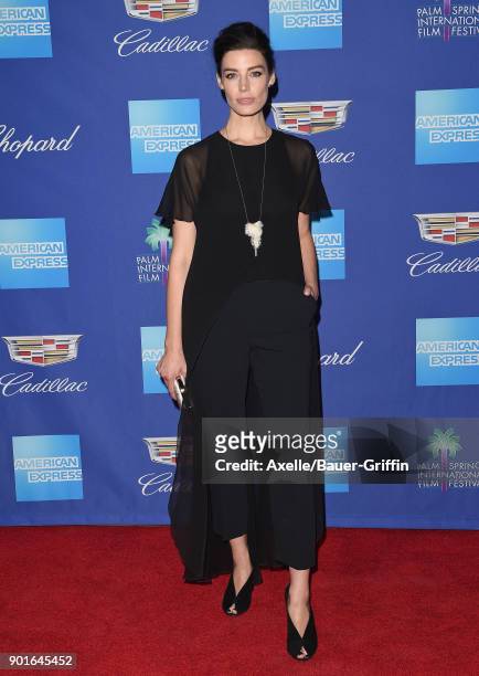 Actress Jessica Pare attends the 29th Annual Palm Springs International Film Festival Awards Gala at Palm Springs Convention Center on January 2,...