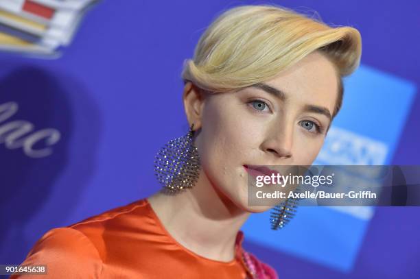 Actress Saoirse Ronan attends the 29th Annual Palm Springs International Film Festival Awards Gala at Palm Springs Convention Center on January 2,...