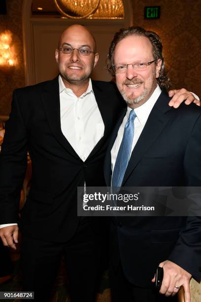 Chris Silbermann and AFI president and CEO Bob Gazzale attend the 18th Annual AFI Awards at Four Seasons Hotel Los Angeles at Beverly Hills on...