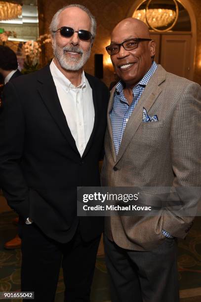 Directors Jon Avnet and Paris Barclay attend the 18th Annual AFI Awards at Four Seasons Hotel Los Angeles at Beverly Hills on January 5, 2018 in Los...