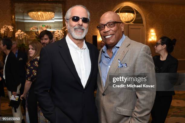 Directors Jon Avnet and Paris Barclay attend the 18th Annual AFI Awards at Four Seasons Hotel Los Angeles at Beverly Hills on January 5, 2018 in Los...