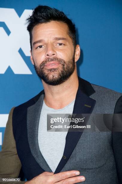 Ricky Martin attends the 2018 Winter TCA Tour at The Langham Huntington, Pasadena on January 5, 2018 in Pasadena, California.