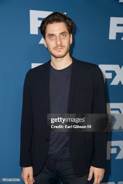 Luca Marinelli attends the 2018 Winter TCA Tour at The Langham Huntington, Pasadena on January 5, 2018 in Pasadena, California.