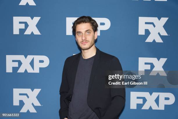 Luca Marinelli attends the 2018 Winter TCA Tour at The Langham Huntington, Pasadena on January 5, 2018 in Pasadena, California.