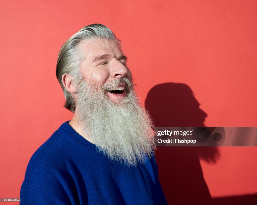 Portrait of mature man smiling