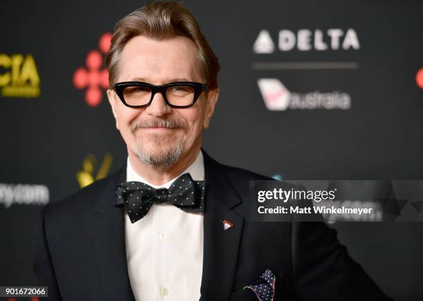 Gary Oldman attends the 7th AACTA International Awards at Avalon Hollywood in Los Angeles on January 5, 2018 in Hollywood, California.