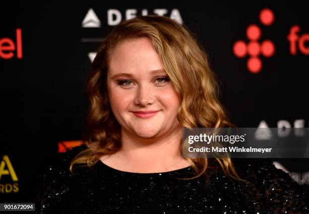 Danielle MacDonald attends the 7th AACTA International Awards at Avalon Hollywood in Los Angeles on January 5, 2018 in Hollywood, California.