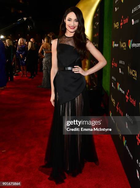 Mallory Jansen attends the 7th AACTA International Awards at Avalon Hollywood in Los Angeles on January 5, 2018 in Hollywood, California.