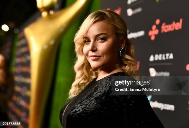 Abbie Cornish attends the 7th AACTA International Awards at Avalon Hollywood in Los Angeles on January 5, 2018 in Hollywood, California.