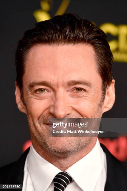 Hugh Jackman attends the 7th AACTA International Awards at Avalon Hollywood in Los Angeles on January 5, 2018 in Hollywood, California.