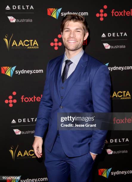 Liam McIntyre attends the 7th AACTA International Awards at Avalon Hollywood in Los Angeles on January 5, 2018 in Hollywood, California.