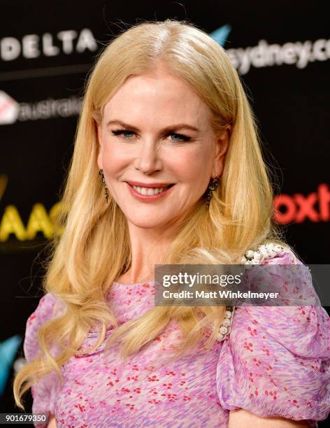 Nicole Kidman attends the 7th AACTA International Awards at Avalon Hollywood in Los Angeles on January 5, 2018 in Hollywood, California.