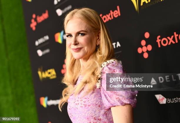 Nicole Kidman attends the 7th AACTA International Awards at Avalon Hollywood in Los Angeles on January 5, 2018 in Hollywood, California.