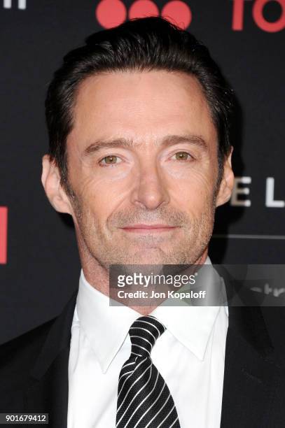 Hugh Jackman attends the 7th AACTA International Awards at Avalon Hollywood in Los Angeles on January 5, 2018 in Hollywood, California.
