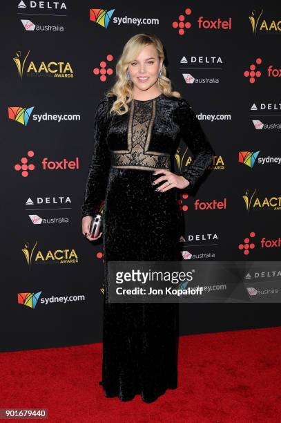Abbie Cornish attends the 7th AACTA International Awards at Avalon Hollywood in Los Angeles on January 5, 2018 in Hollywood, California.