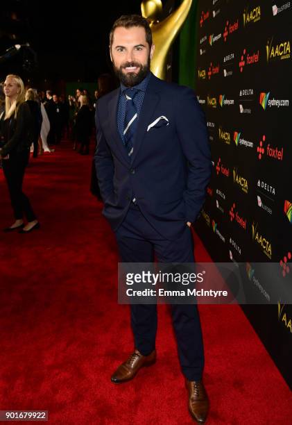 Daniel MacPherson attends the 7th AACTA International Awards at Avalon Hollywood in Los Angeles on January 5, 2018 in Hollywood, California.