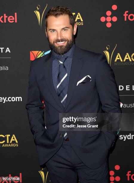 Daniel MacPherson attends the 7th AACTA International Awards at Avalon Hollywood in Los Angeles on January 5, 2018 in Hollywood, California.