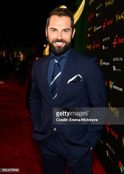 Daniel MacPherson attends the 7th AACTA International Awards at Avalon Hollywood in Los Angeles on January 5, 2018 in Hollywood, California.