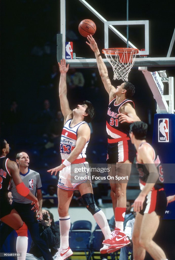 Portland Trail Blazers v Washington Bullets