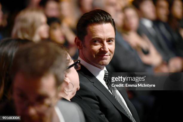 Hugh Jackman attends the 7th AACTA International Awards at Avalon Hollywood in Los Angeles on January 5, 2018 in Hollywood, California.