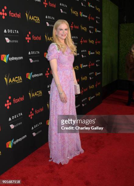 Nicole Kidman attends the 7th AACTA International Awards at Avalon Hollywood in Los Angeles on January 5, 2018 in Hollywood, California.