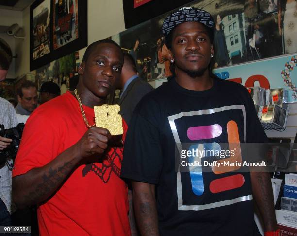 Malice and Pusha T of Clipse attend the 2009 J&R MusicFest at City Hall Park on August 28, 2009 in New York City.