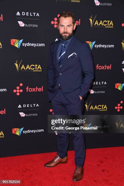 Daniel MacPherson attends the 7th AACTA International Awards at Avalon Hollywood in Los Angeles on January 5, 2018 in Hollywood, California.