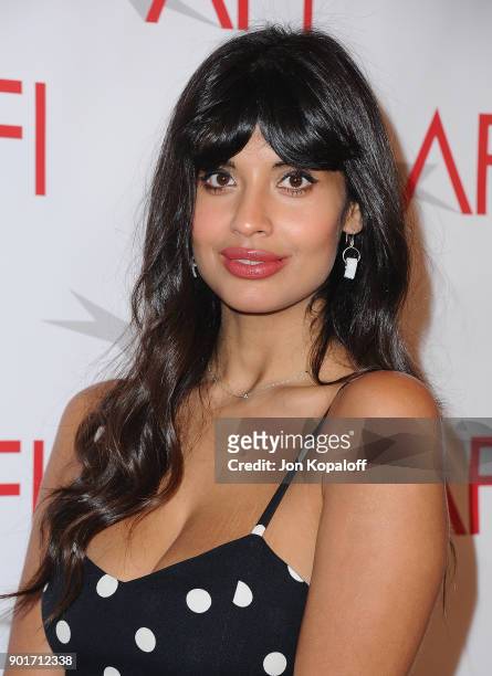 Jameela Jamil attends the 18th Annual AFI Awards at the Four Seasons Hotel on January 5, 2018 in Los Angeles, California.
