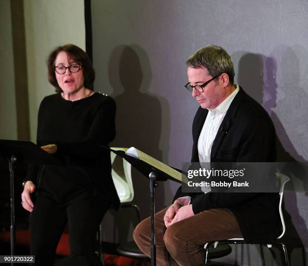 Actor Matthew Broderick and his sister Reverend Janet Broderick read "Truman Capote's A Christmas Memory" A Reading By Matthew Broderick at St...