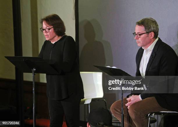 Actor Matthew Broderick and his sister Reverend Janet Broderick read "Truman Capote's A Christmas Memory" A Reading By Matthew Broderick at St...