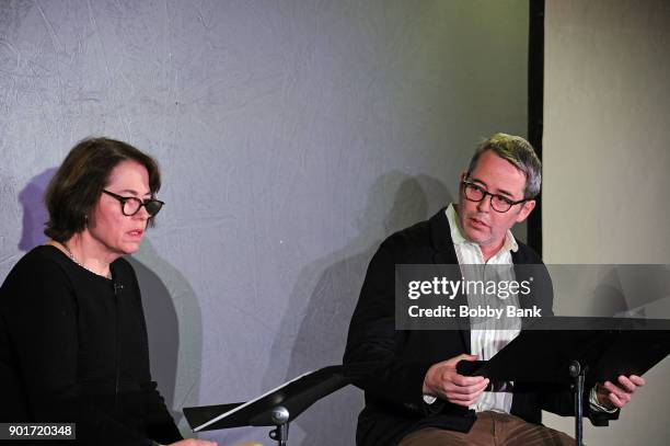 Actor Matthew Broderick and his sister Reverend Janet Broderick read "Truman Capote's A Christmas Memory" A Reading By Matthew Broderick at St...