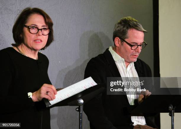 Actor Matthew Broderick and his sister Reverend Janet Broderick read "Truman Capote's A Christmas Memory" A Reading By Matthew Broderick at St...