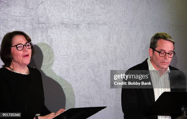 Actor Matthew Broderick and his sister Reverend Janet Broderick read "Truman Capote's A Christmas Memory" A Reading By Matthew Broderick at St...