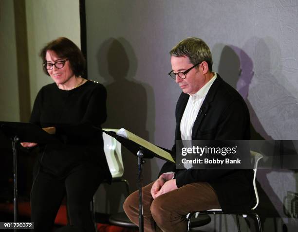 Actor Matthew Broderick and his sister Reverend Janet Broderick read "Truman Capote's A Christmas Memory" A Reading By Matthew Broderick at St...