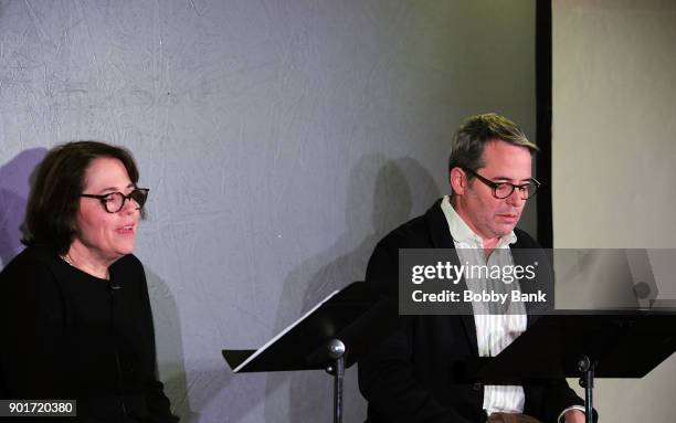 Actor Matthew Broderick and his sister Reverend Janet Broderick read "Truman Capote's A Christmas Memory" A Reading By Matthew Broderick at St...