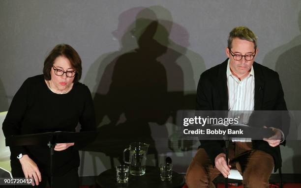 Actor Matthew Broderick and his sister Reverend Janet Broderick read "Truman Capote's A Christmas Memory" A Reading By Matthew Broderick at St...