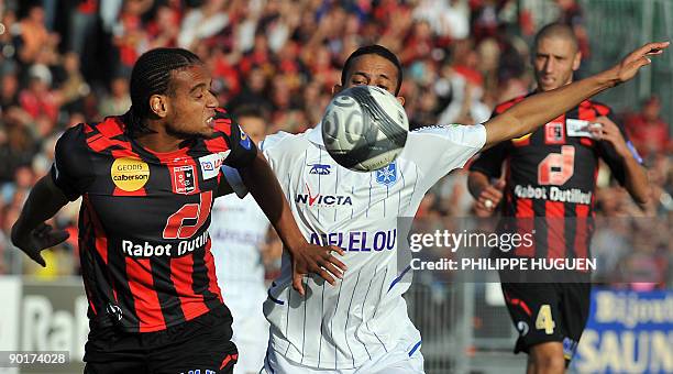 Auxerre Midfielder Chafni Photos and Premium High Res Pictures - Getty Images