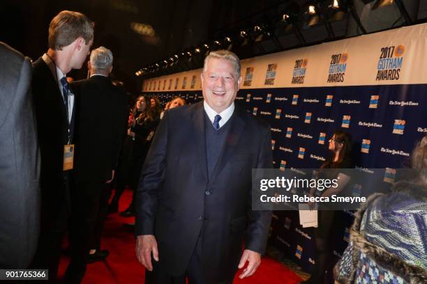 Al Gore attends the 2017 IFP Gotham Awards at Cipriani Wall Street on November 27, 2017 in New York, NY.